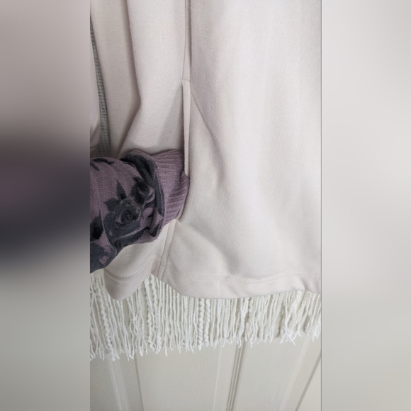 TAHARI Sport Wrap Sweater‎ Jacket with with faux leather on sleeves Size 2X - Picture 6 of 11